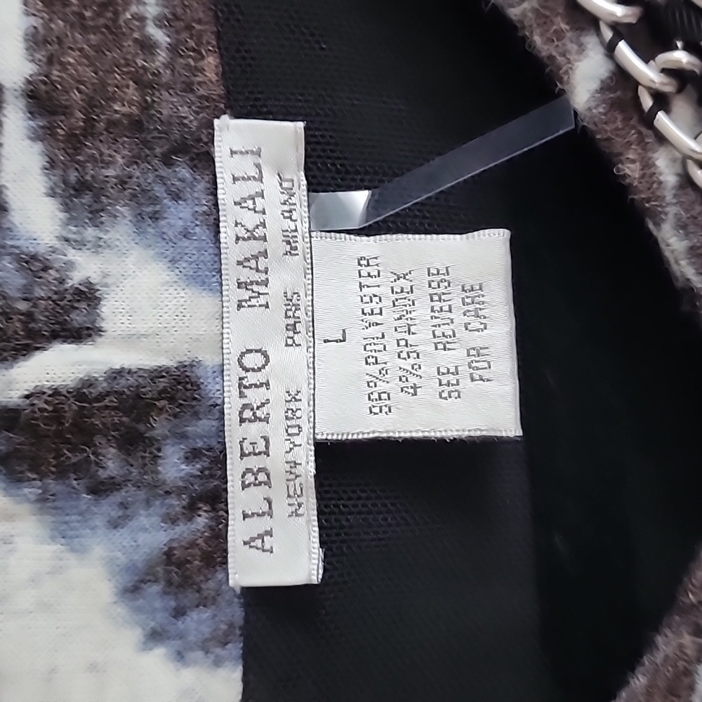 Vintage Alberto Makali Chic Patterned Jacket With… - image 4